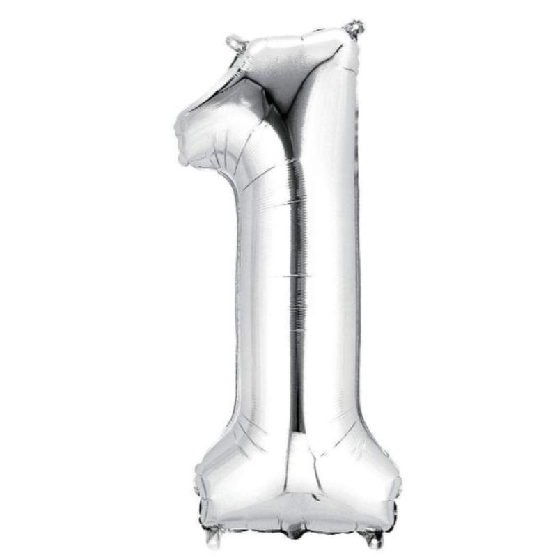 32 inch multicolor helium balloon number 1