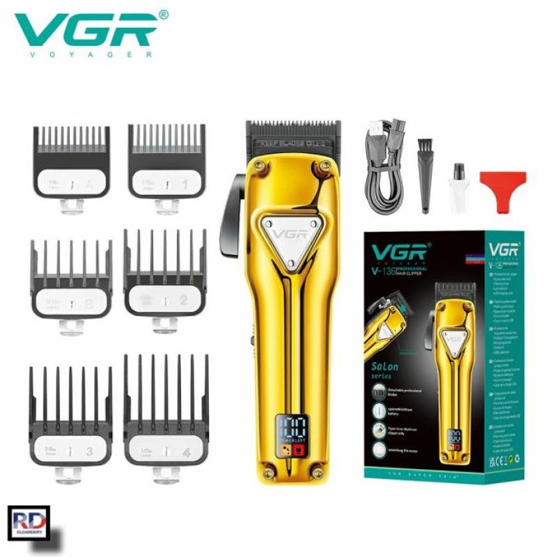 VGR Professional Rechargeable Hair Trimmer V-136