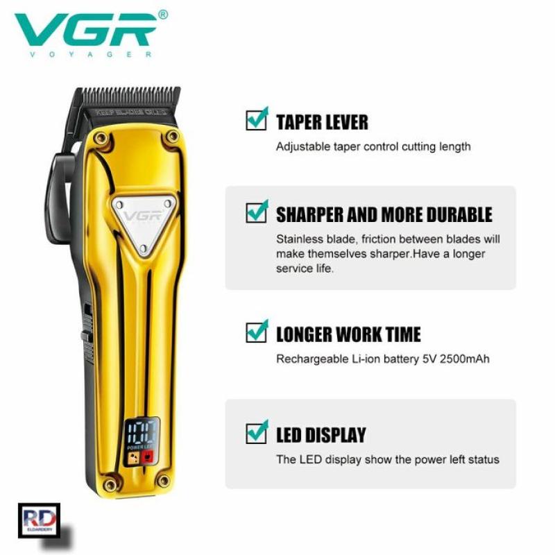 VGR Professional Rechargeable Hair Trimmer V-136