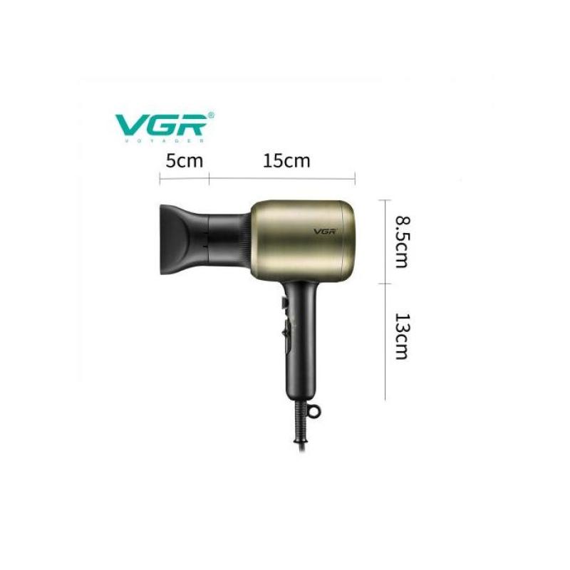 VGR V-453 Powerful Ionic Hot And Cool Hair Dryer- 1800-2200 Watt
