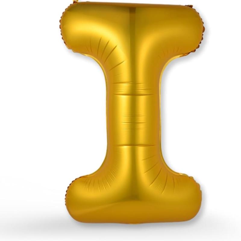 32" Multicolor Letter I Helium Balloon