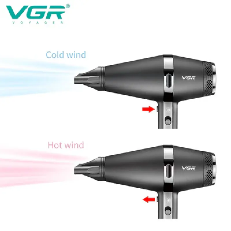 VGR V-451 Professional Hair Dryer 1800-2200W Multicolour
