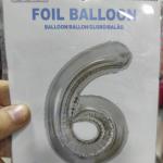 32 inch multicolor helium balloon number 6