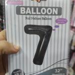 32 inch multicolor helium balloon number 7