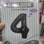 32 inch multicolor helium balloon number 4