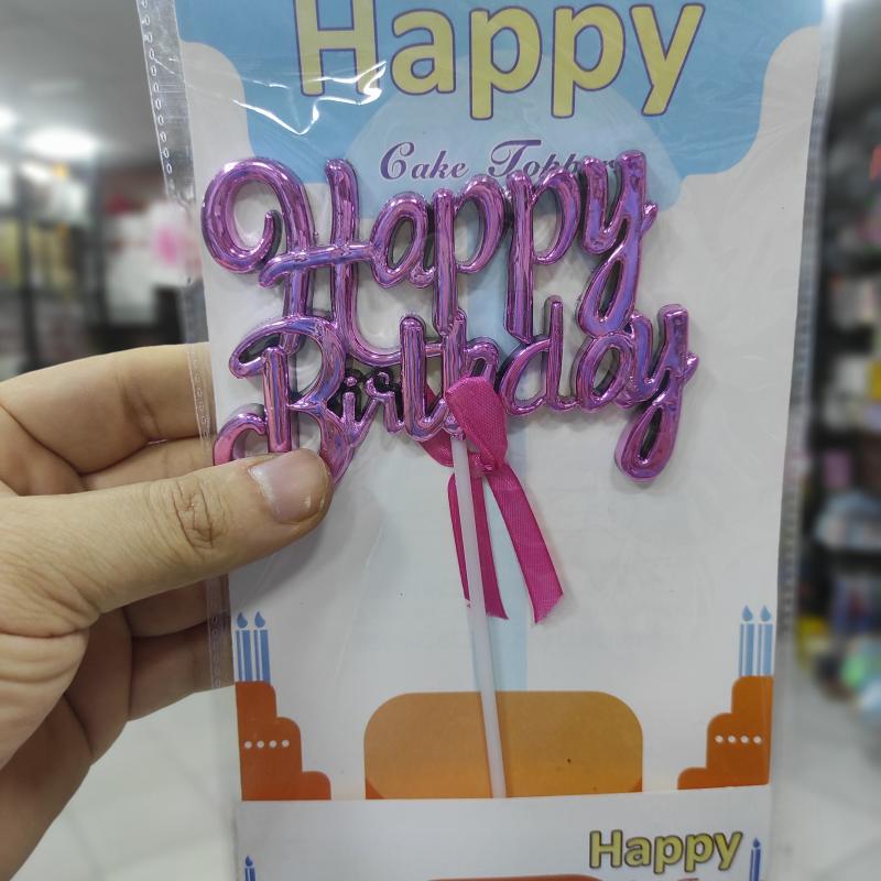 Happy Birthday High Quality Plastic - Multi Color