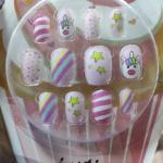 Kids Fake Nails Girls Press on Nails Girls False Nails On Pre-glue Full Cover Children Artificial Fake Nail Tips Pre Glue Full Cover