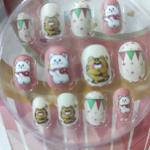 Kids Fake Nails Girls Press on Nails Girls False Nails On Pre-glue Full Cover Children Artificial Fake Nail Tips Pre Glue Full Cover