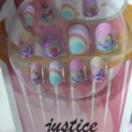 Kids Fake Nails Girls Press on Nails Girls False Nails On Pre-glue Full Cover Children Artificial Fake Nail Tips Pre Glue Full Cover