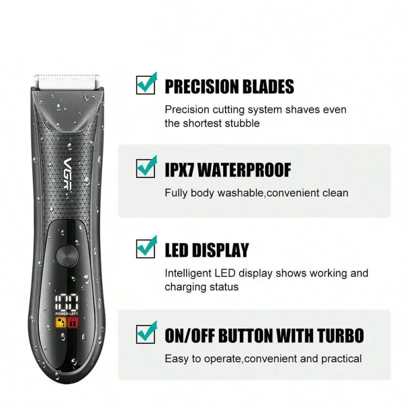 VGR Professional Body and Nose Hair Trimmer V-934