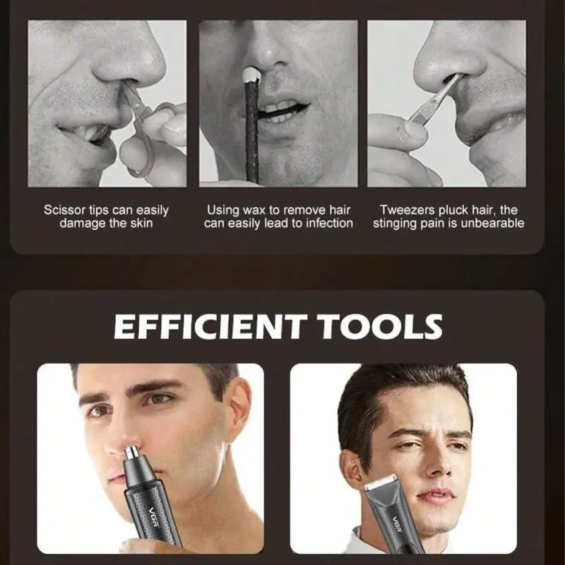 VGR Professional Body and Nose Hair Trimmer V-934