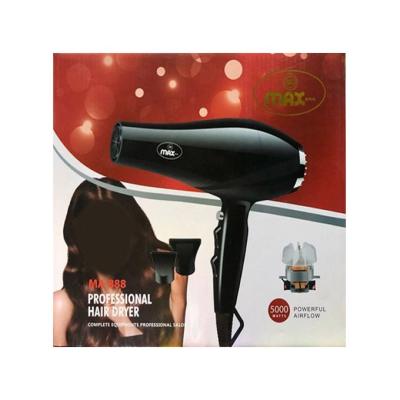 Max MAX 9933 Hair Dryer, 3000 Watt, Black