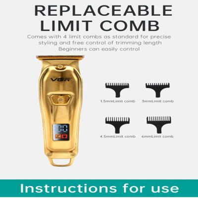 VGR V-965 Premium Cordless Waterproof Electric Shaver