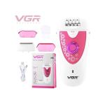 VGR V-722 - 2 In 1 Rechargeable Face And Body Electric Shaver For Women