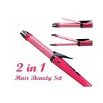 N.O.V.A-Straightener and Curler NHC-1818Sc 2 In 1 Hair Beauty Set Curler And Straightener