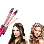 N.O.V.A-Straightener and Curler NHC-1818Sc 2 In 1 Hair Beauty Set Curler And Straightener