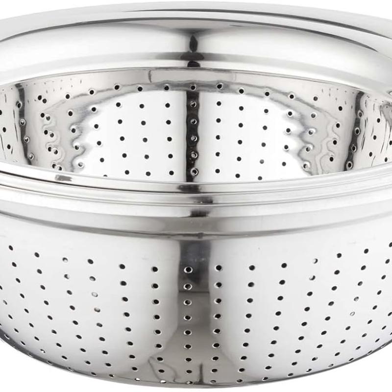 Stainless Steel Colander Set: Three Pieces of High Quality and Excellent Performance