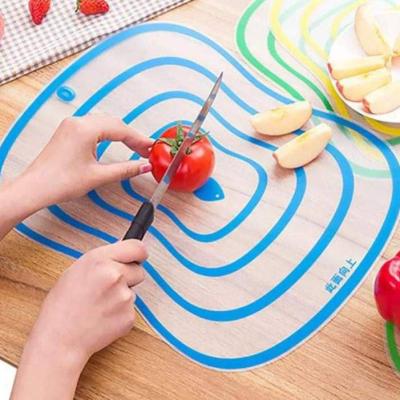 non slep Cutting Board Non Slip Vegetable Meat 4 PCs