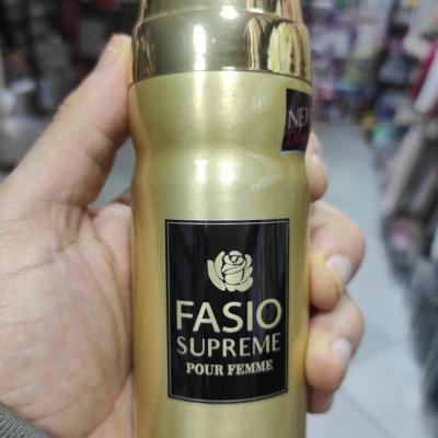 Fasio Supreme Perfumed Spray: Luxurious Design and Feminine Fragrance