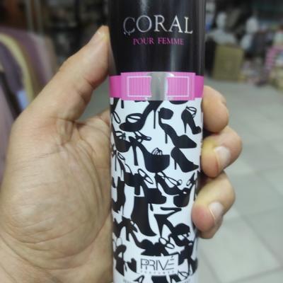 "CORAL POUR FEMME" Refreshing Fragrance Mist - 250 ml