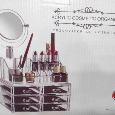 Specifications of High Quality Acrylic Cosmetic Organizer with Mirror