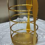 Gold Kitchen Utensil Holder: Modern and Attractive Design