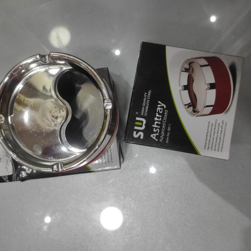 Stainless Steel Ashtray: Advanced Closed Design